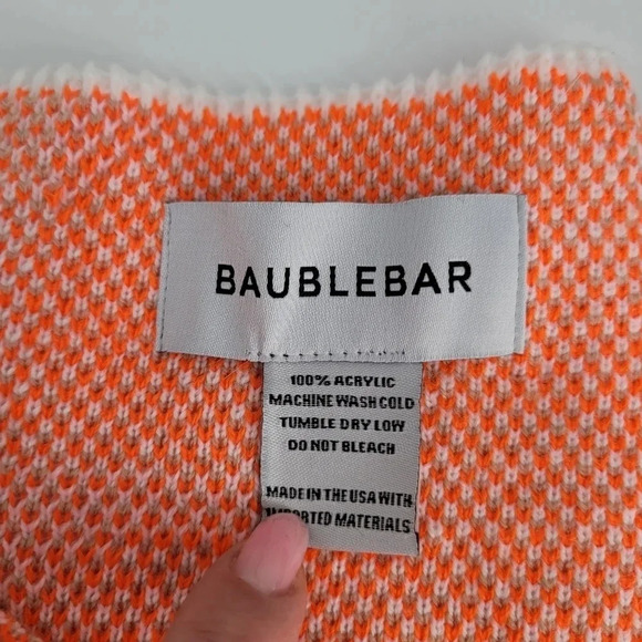 Baublebar Repeat Custom Blanket pink and orange - Picture 5 of 5